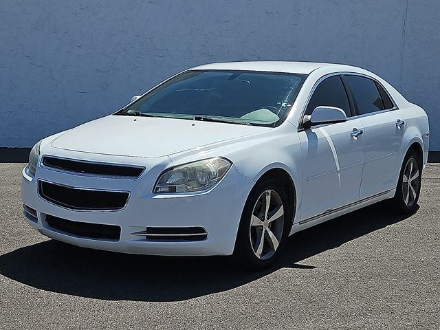 2012 Chevrolet Malibu LT 1LT in Summit White — front three-quarter view