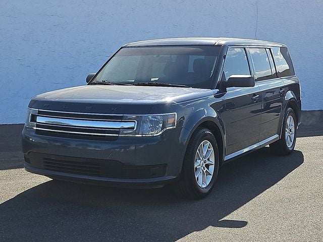 2016 Ford Flex SE in Blue Metallic — front three-quarter view