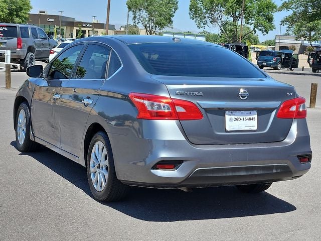 2018 Nissan Sentra — rear three-quarter view
